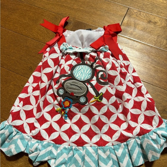 Mudpie dress size 0-6 months spring summer - Picture 1 of 4